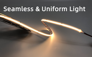 Tira de LED COB Lineal Personalizada de 12/24V y 320 LED, para Exteriores, IP20/Resistente al Agua, Luz Blanca Cálida/Fría, Flexible, Uniforme - Product Image 3