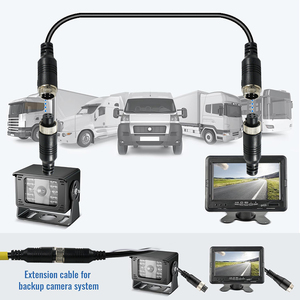 12V 4-Pin Truck <b>Camera</b> Cable, Video Audio Power <b>Wiring</b> Harness for Monitor, <b>Camera</b> to Display Extension - Product Image 2
