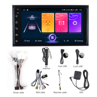 7 "para Toyota VIOS corona CAMRY HIACE PREVIA COROLLA Android Auto coche pantalla táctil de Radio de DVD reproductor Multimedia