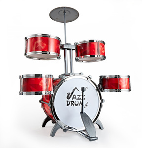 Wholesale Multi Color Kids Jazz <b>Drum</b> Set 6 <b>Drums</b> 3 Cymbals, Educational Musical Rock <b>Drum</b> Toy with Stool For Children Gift - Product Image 1
