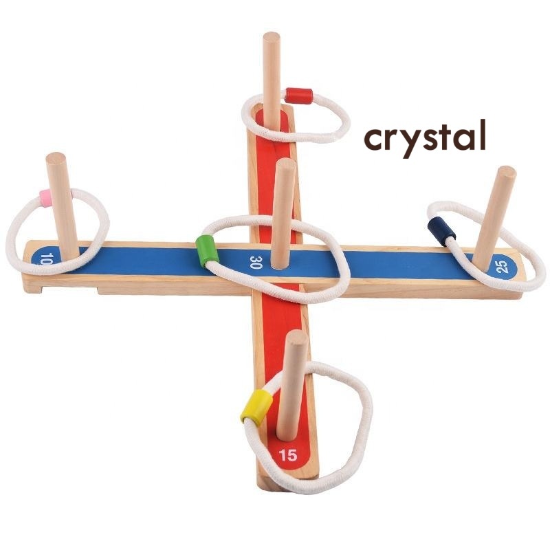 Crystal Wooden Educational Threading Board Puzzle