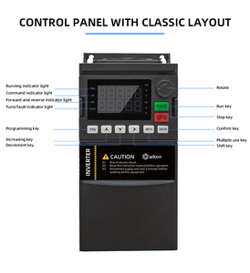 ไดรฟ์ Aikon VFD 380V ราคาประหยัด ตัวแปลงความถี่ 3 เฟส สำหรับมอเตอร์และคอมเพรสเซอร์ พร้อมระบบควบคุม VF รุ่น AGD100 380v Variab - Product Image 4