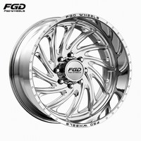 Jantes forgées à rayons en H de 20, 22, 24, 26, 28 pouces, entraxe central 10*225, pour FORD F-150 Ranger F-250 Super Duty F-350 Super Duty