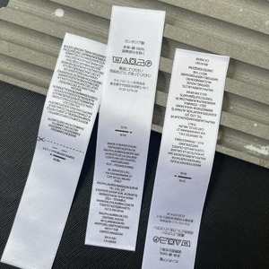 Chất Lượng Cao Tùy Chỉnh Lụa Chăm Sóc In Nhãn Cho Hàng May Mặc Cuộn Hình Dạng Rửa Chăm Sóc Hướng Dẫn Cho Quần Áo - Product Image 5