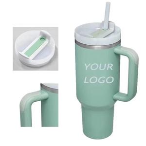 Vaso Térmico de 40 oz, Botella de Agua Aislada al Vacío de Acero Inoxidable, Taza de Café y Té a Prueba de Fugas, Taza Térmica de 40 oz - Product Image 2