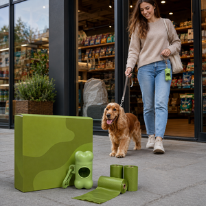 Bolsas de Basura para Mascotas de PE Duraderas Personalizadas OEM, Extra Gruesas y a Prueba de Fugas para Paseos de Perros al Aire Libre, Suministro de Fábrica de China y Vietnam - Product Image 1
