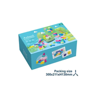 Vente en gros de blocs de construction en EVA 3D personnalisés, puzzle de 50 pièces, animaux créatifs à construire soi-même, ensembles de blocs de construction éducatifs pour enfants