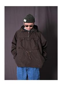 เสื้อแจ็คเก็ตสไตล์วินเทจญี่ปุ่นสำหรับผู้ชาย มีฮู้ด มีกระเป๋า เหมาะสำหรับฤดูใบไม้ร่วง ไซส์ใหญ่ ดีไซน์ทันสมัย สำหรับขี่มอเตอร์ไซค์ ปิดด้วยซิป - Product Image 2