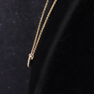银9k 10k 14k 18k黄金纯金精品珠宝项链配DEF VS baguette切割实验室种植钻石 - Product Image 5