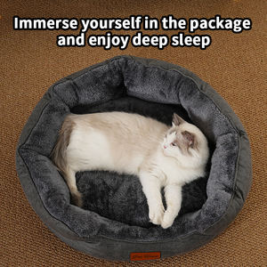 Tempat tidur hewan peliharaan kecil manis, tempat tidur hewan peliharaan untuk hangat nyaman tidur dan menenangkan musim dingin - Product Image 3