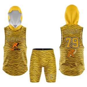 Custom 7 on 7 Football Uniforms 7 v 7 Uniforms sublimation Football Jersey Style 7v7 Youth Football Player Training Compression - Product Image 1