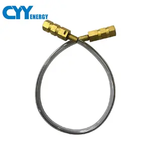 Gas Filling Pipe High Pressure Oxygen Generator Flexible Pipe Rubber Hose Pipe Gas Cylinder Filling