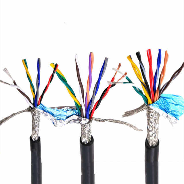 Flexible Industry Robot Cable 2 Core 3 Core 4 Core Screened Shield Automation Control Cable