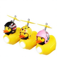 Lumière de vélo en forme de canard pour la conduite nocturne - Lumière résistante au vent, klaxon puissant et sonnette super forte pour VTT d'enfants
