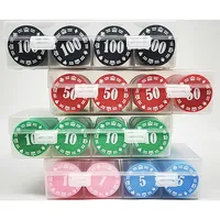 Factory Price profession elle Poker chips benutzer definiertes Logo und Größe Poker chips
