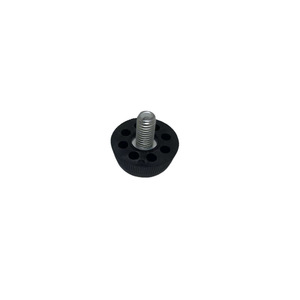 Pieds de meubles réglables Xinjunye, 8, 10, 14 cm de hauteur, base à vis en plastique noir pour tables, chaises, armoires - Product Image 1