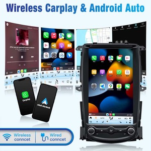 STWEI Écran Tesla Android 15 de 13,8 pouces avec Carplay sans fil pour <span class=keywords><strong>Nissan</strong></span> 370z Z34 2008-2019 Autoradio Multimédia GPS Navigation BT - Product Image 4