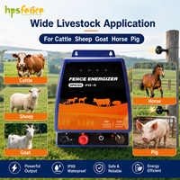 HPSFENCE ODM OEM HPSFENCE350 IPX6 Elektrische Omheining Energizer 12V 3.5J Omheininglader voor paardenweidegrenscontrole