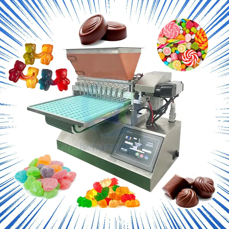 Máquina De producción automática De bolas De Lollipop, troquel y forma De gelatina, vitamina Gummy Bear