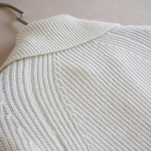 Pull en <span class=keywords><strong>laine</strong></span> <span class=keywords><strong>mérinos</strong></span> à double fermeture éclair, couleur unie, col rabattu, fin, pour femmes, printemps 2021 - Product Image 6