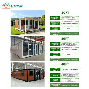 Casa Contenedor Plegable y Expandible <span class=keywords><strong>de</strong></span> Doble Ala <span class=keywords><strong>de</strong></span> 20 Pies, Fácil <span class=keywords><strong>de</strong></span> Transportar, Edificio Móvil - Product Image 5
