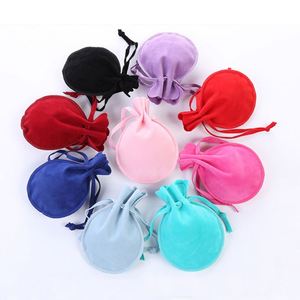 Bolsa de Terciopelo Ecológica Personalizada de 9*12cm, Bolsa de Joyería Colorida para Empaque de Joyas con Logotipo - Product Image 4