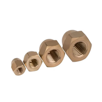 M4 M5 M6 H59 H62 Écrou borgne hexagonal en laiton jaune cuivre rouge bronze DIN1587