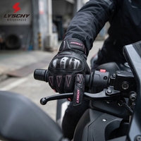 Gants de moto en cuir véritable, gants de conduite à doigts entiers, respirants, compatibles avec les écrans tactiles, protection pour les quatre saisons