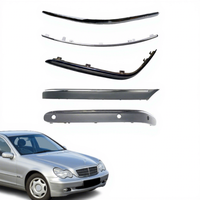 Pour Mercedes Benz W203 Bande de pare-chocs avant arrière en plastique chromé Accessoires de haute qualité 2038853021