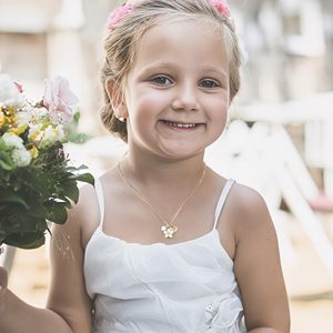 Delicado y Exclusivo Collar de Bambú y Cobre para Niñas, Regalo de Propuesta para Damas de Honor, Ideal para Bodas y Fiestas - Product Image 2