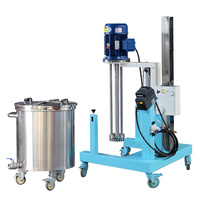 Machine émulsifiante à haut cisaillement CE crème cosmétique pour la peau faisant la machine chauffage refroidissement homogénéisateur mélangeur