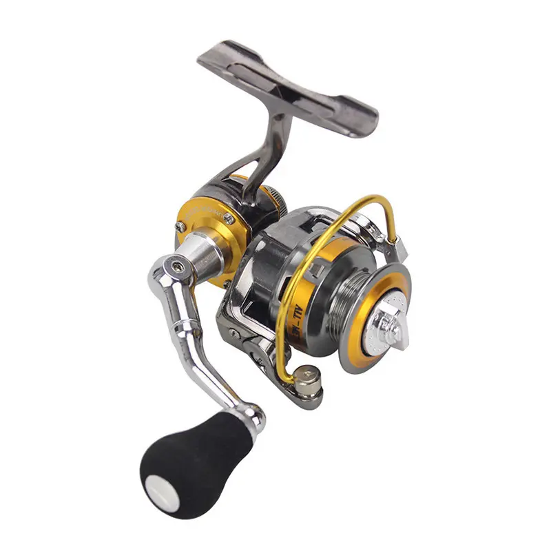 Metal Mini Spinning Reel 5.0:1 Gear Ratio 3+1bb Cnc Aluminum Alloy Line Spool Cup Rocker Arm Ultralight Spin Fishing