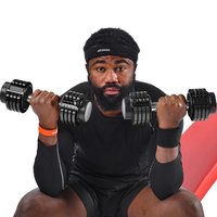 Haltère réglable durable avec système de verrouillage rapide pour les exercices de squat, de curl et de pression