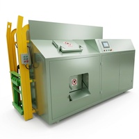 Machine de compostage des déchets de cuisine de 500 kg, en acier inoxydable, processeur bio-chimique pour hôtel, école, cantine