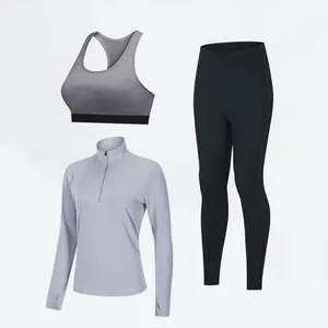 Peeli — vêtements de Fitness pour femmes, ensemble de 3 pièces, haut de Yoga, soutiens-gorge et Leggings, respirants, personnalisés, pour entraînement, gymnastique, nouvelle collection 2021