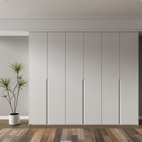 Armoire de luxe pour couple, meubles de chambre à coucher sur mesure, dressing, armoires doubles en bois massif, accessoires de rangement, designs
