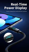 Câble USB-C PD240W 40 Gbit/s à puce E-Marker, gaine en nylon, blindage en feuille, charge ultra-rapide pour téléphones portables et ordinateurs – Vente Flash