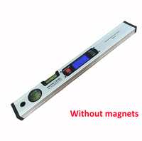 Règle de mesure d'angle et de pente 400 mm, rapporteur numérique, inclinomètre, niveau électronique 360 degrés avec/sans aimants