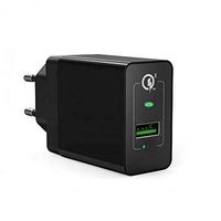Garantie 24 mois, chargeur rapide 18W le plus vendu, charge rapide 3.0, port USB, chargeur pour Galaxy S8/S7/S6/Edge/Plus et plus encore