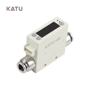 Газорасходомер KATU FM350, оптовая продажа с завода, компактный воздушный CO2 O2, нейтральный, легко устанавливаемый расходомер газа с дисплеем