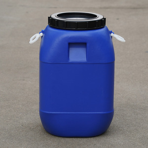 Food Grade 50L Square Plastic <b>Drum</b> Hdpe Blue And White For Chemicals And Paint Storage - Product Image 2