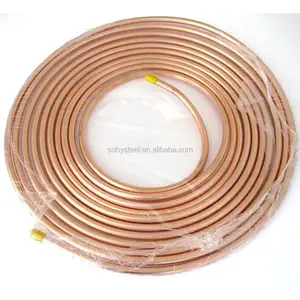 Tubo de cobre bobinas de cobre para ar condicionado e refrigerador panquecas tubos de cobre