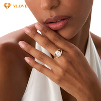 Bague de mariage ovale en or 14 carats avec diamant de laboratoire personnalisé, diamant CVD certifié GIA, bague de luxe pour femme