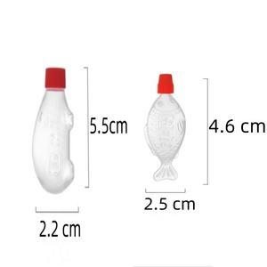 มินิขวดซอสมะเขือเทศพลาสติกเครื่องปรุงรสซอสบีบขวดรูปปลาน่ารักสลัดน้ําสลัดน้ําผึ้ง<span class=keywords><strong>ปรุง</strong></span><span class=keywords><strong>รส</strong></span>สกัดภาชนะ - Product Image 5