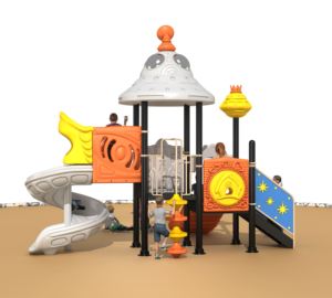Maidele Garden Yard Play Set Parque <span class=keywords><strong>de</strong></span> atracciones Instalaciones Equipo Kid Outdoor Playhouse con tobogán - Product Image 2