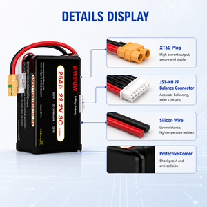 Batterie de haute qualité 25Ah 3C à longue autonomie, pack de batteries rechargeables pour drone de pulvérisation agricole, prise personnalisée, homologuée CE - Product Image 4