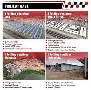 Cammi Homes Casa Container Pieghevole <span class=keywords><strong>in</strong></span> <span class=keywords><strong>Vendita</strong></span>, Mobile, Ecologica, Installazione Rapida, Stazione di Smaltimento Rifiuti, Edificio per Uffici, Scuola, Hotel, Officina - Product Image 3