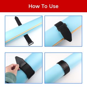 Dây buộc xe đạp chắc chắn có logo tùy chỉnh, chất liệu đàn hồi chống trơn, móc dán tự dính, chất liệu polyester/nylon thân thiện với môi trường, chống thấm nước - Product Image 4