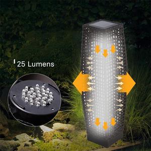 <b>Solar</b> <b>Post</b> <b>Light</b> Rattan Wicker Floor Lamps <b>Solar</b> Decorative <b>Lights</b> Outdoor Rattan Floor Lamp - Product Image 5