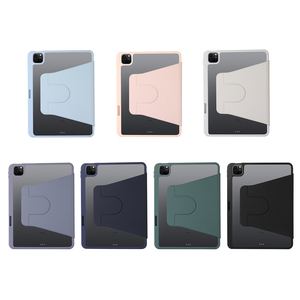 360 Xoay Chân Đế Bút Khe Cắm Tự Động Đánh Thức Ngủ PU Acrylic Máy Tính Bảng Bìa Trường Hợp Đối Với <span class=keywords><strong>iPad</strong></span> 10.9 10.5 10.2 A9 Cộng Với S6 S7 A8 A7 Lite - Product Image 4